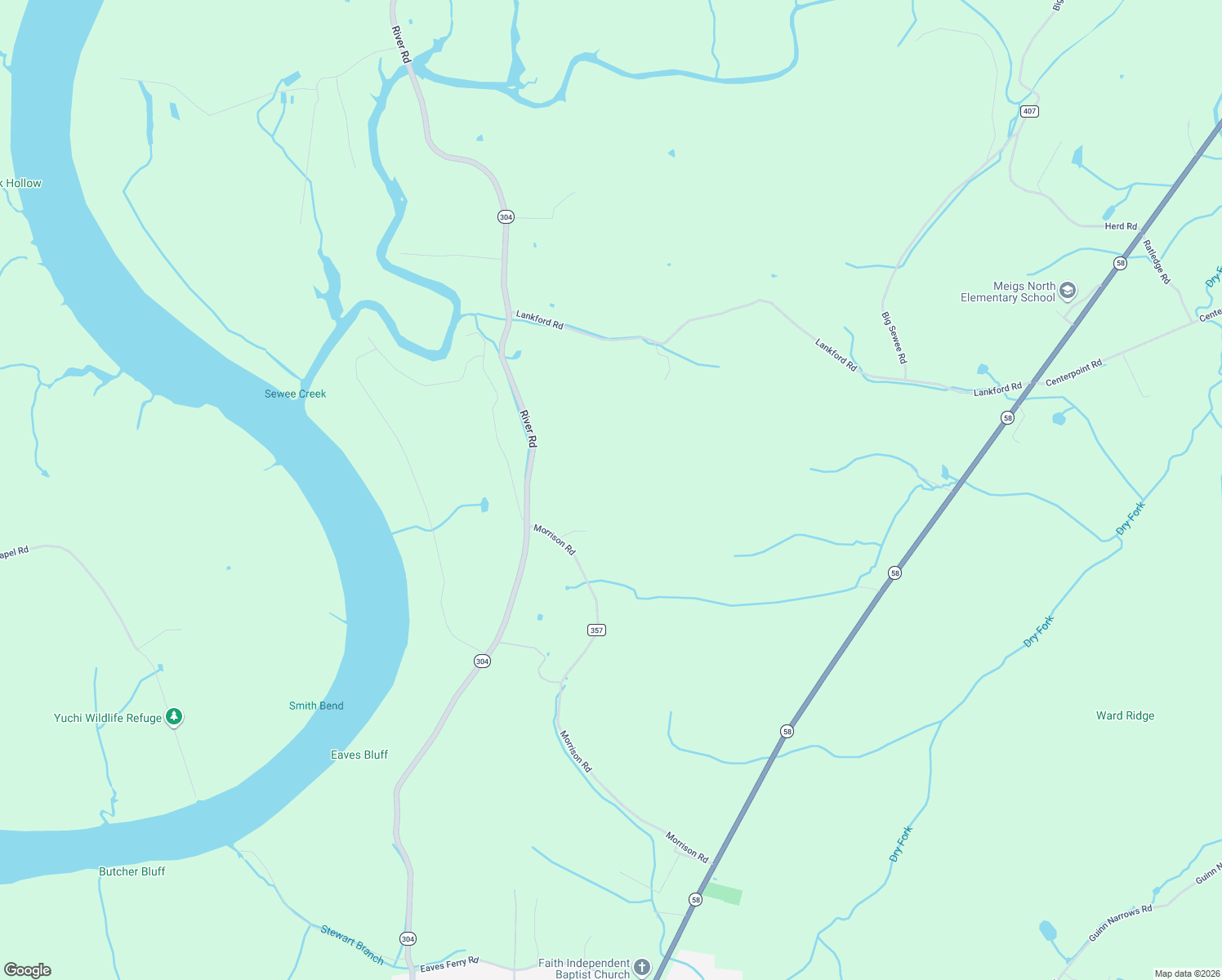 map of restaurants, bars, coffee shops, grocery stores, and more near 1384 Morrison Road in Decatur