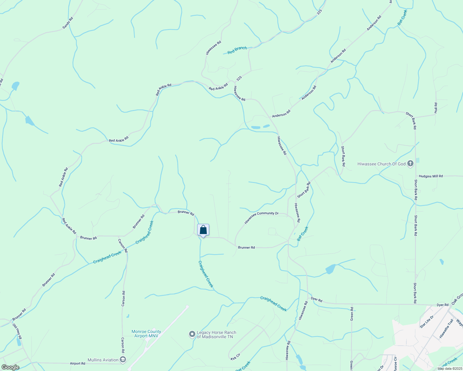 map of restaurants, bars, coffee shops, grocery stores, and more near 194 Rawlings Ln in Madisonville