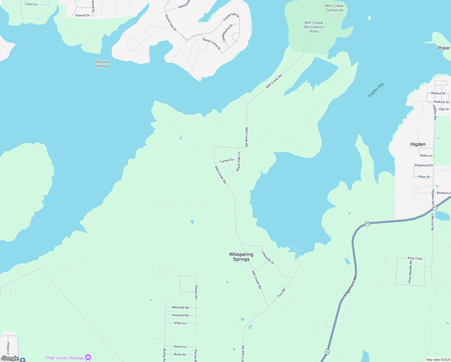 map of restaurants, bars, coffee shops, grocery stores, and more near 864 Mill Creek Road in Higden
