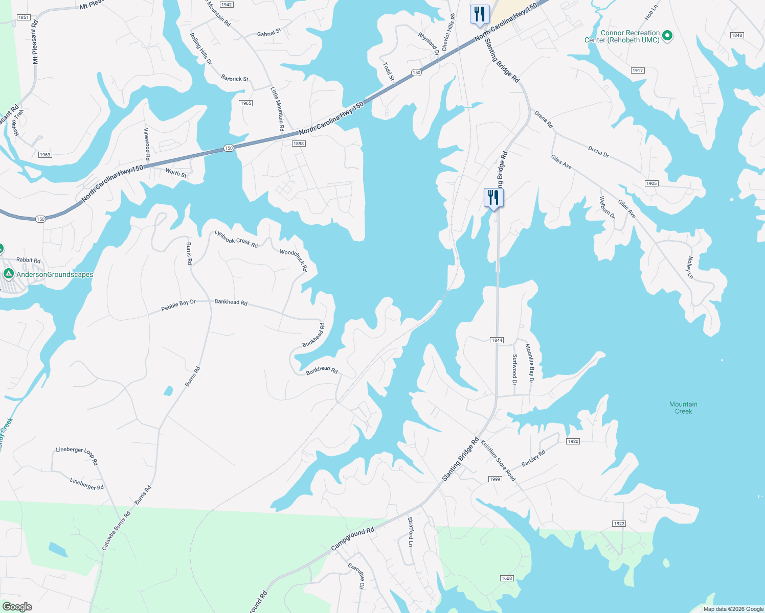 map of restaurants, bars, coffee shops, grocery stores, and more near 7924 Bankhead Road in Denver