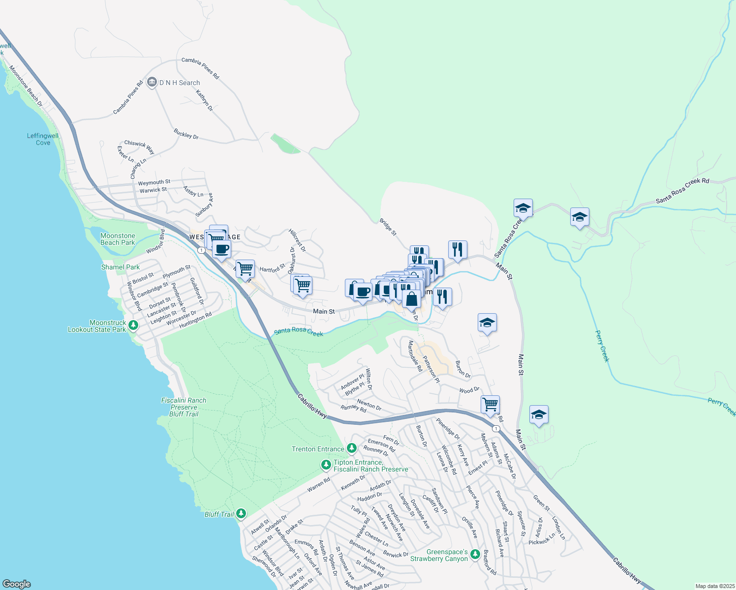 1725 Main Street, Cambria CA Walk Score