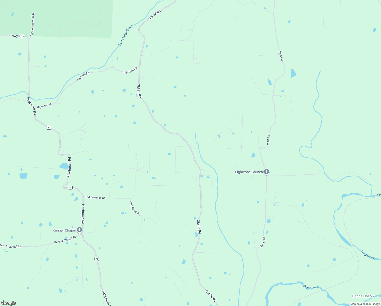 map of restaurants, bars, coffee shops, grocery stores, and more near 8927 Old 88 Road in Rudy