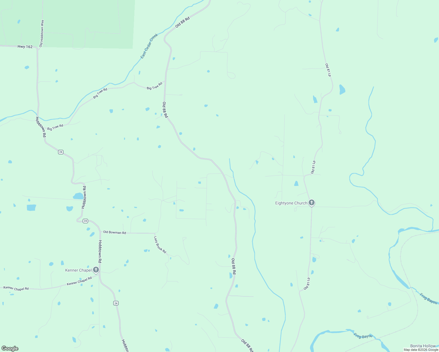 map of restaurants, bars, coffee shops, grocery stores, and more near 8927 Old 88 Road in Rudy