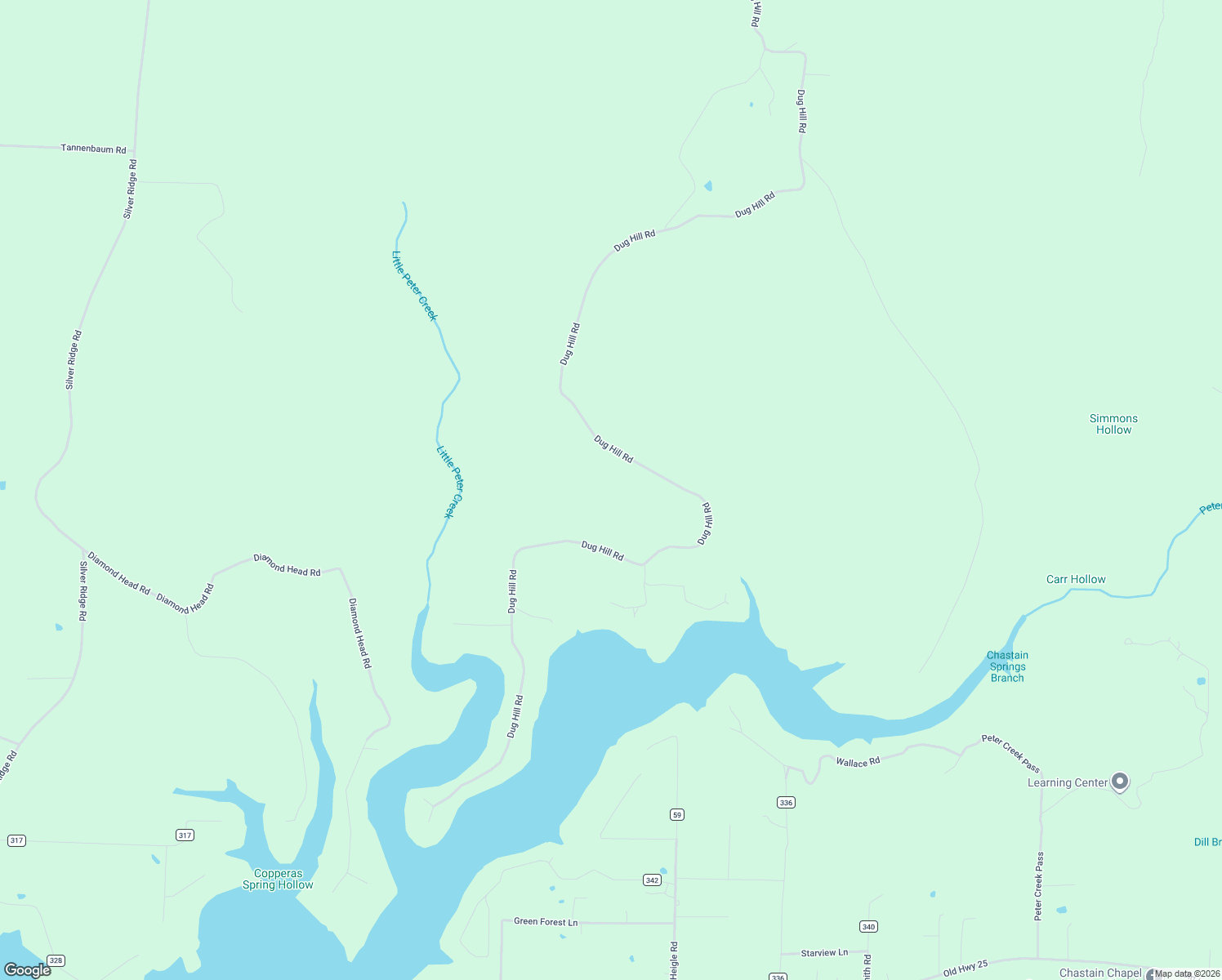 map of restaurants, bars, coffee shops, grocery stores, and more near in Tumbling Shoals