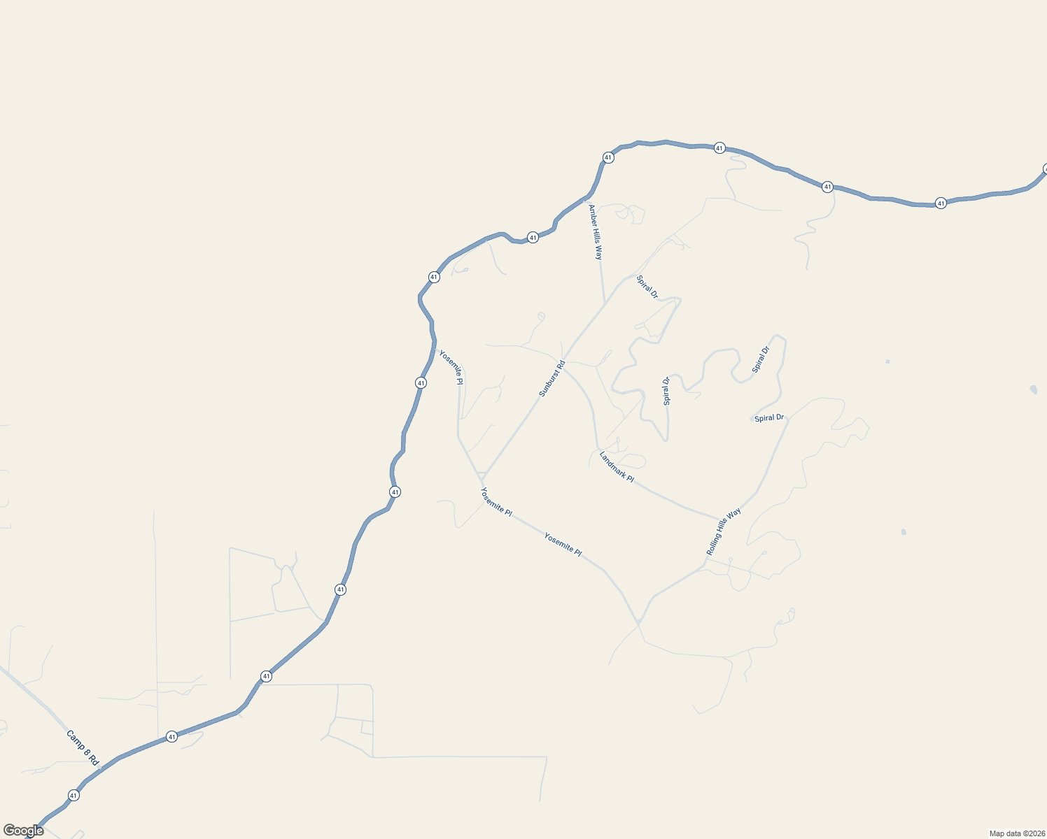 map of restaurants, bars, coffee shops, grocery stores, and more near 3585 Sunburst Road in Paso Robles