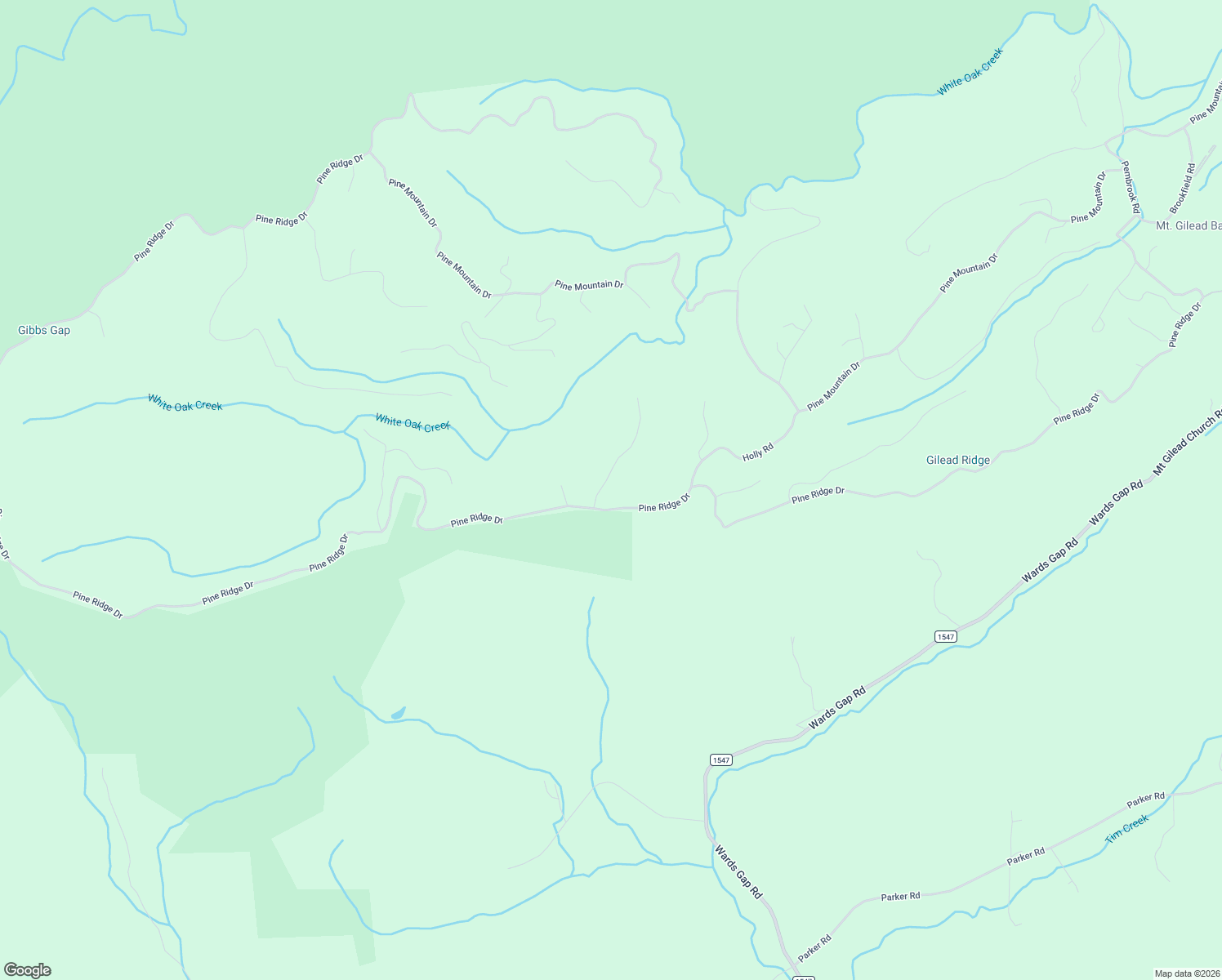 map of restaurants, bars, coffee shops, grocery stores, and more near 5405 Pine Ridge Drive in Connelly Springs