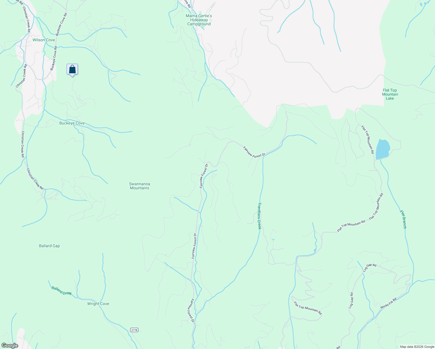 map of restaurants, bars, coffee shops, grocery stores, and more near 34 Red Oak Forest Road in Fairview