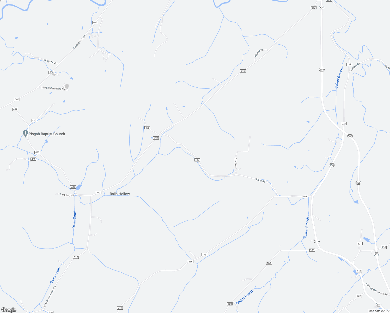 map of restaurants, bars, coffee shops, grocery stores, and more near Butler Road in Meigs County
