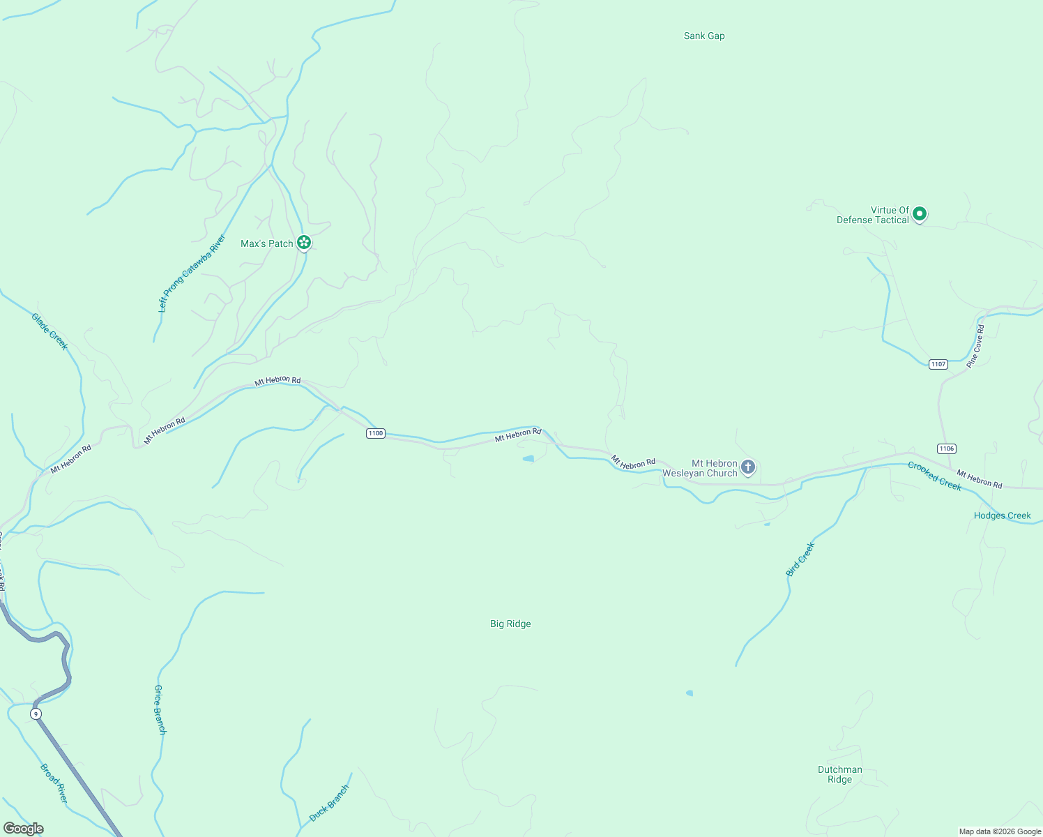 map of restaurants, bars, coffee shops, grocery stores, and more near 3245 Mount Hebron Road in Old Fort