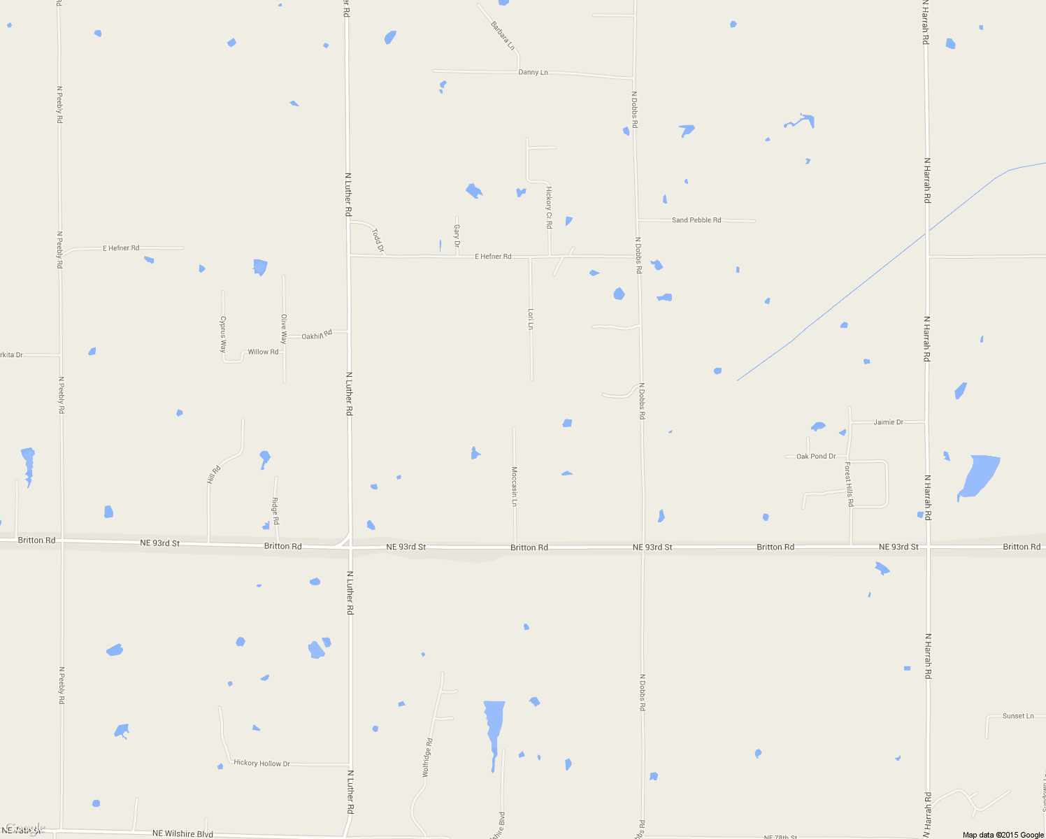 map of restaurants, bars, coffee shops, grocery stores, and more near 10076 Moccasin Lane in Harrah