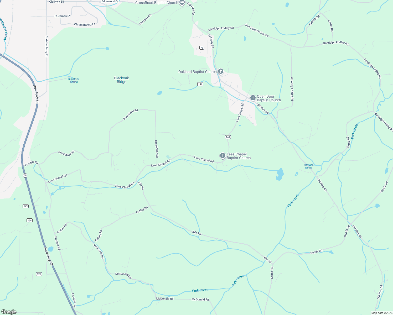 map of restaurants, bars, coffee shops, grocery stores, and more near 304 Lees Chapel Road in Sweetwater