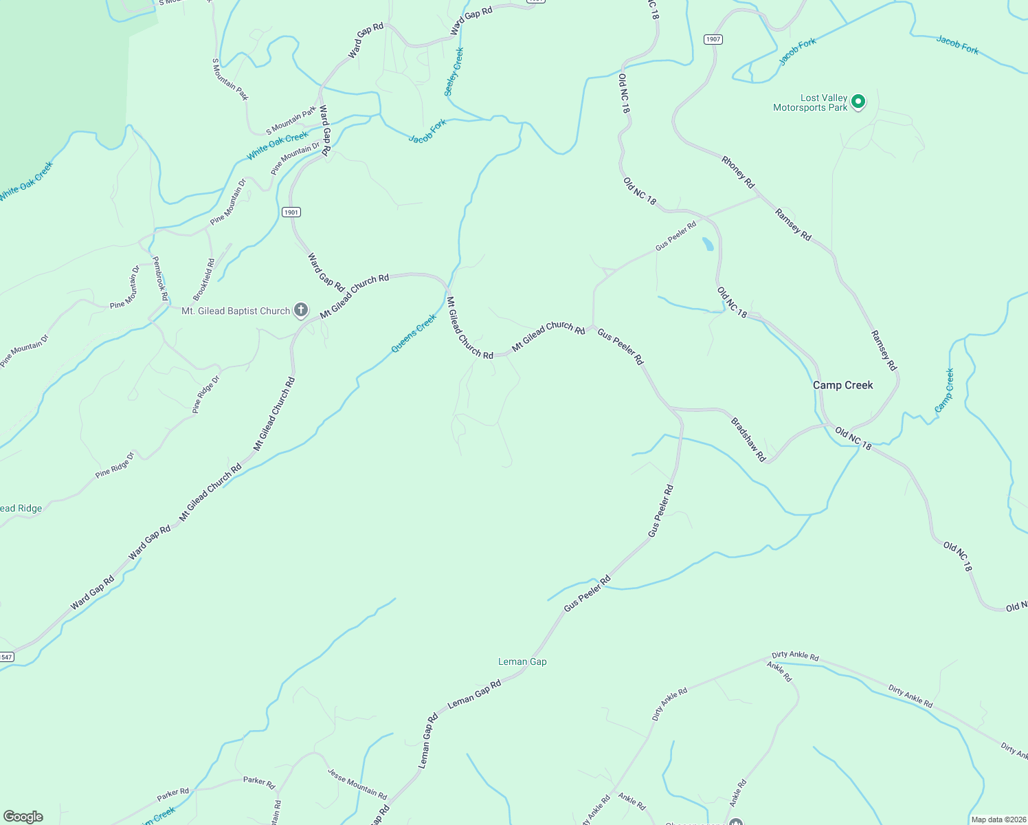 map of restaurants, bars, coffee shops, grocery stores, and more near 8677 Lambs Way in Connelly Springs