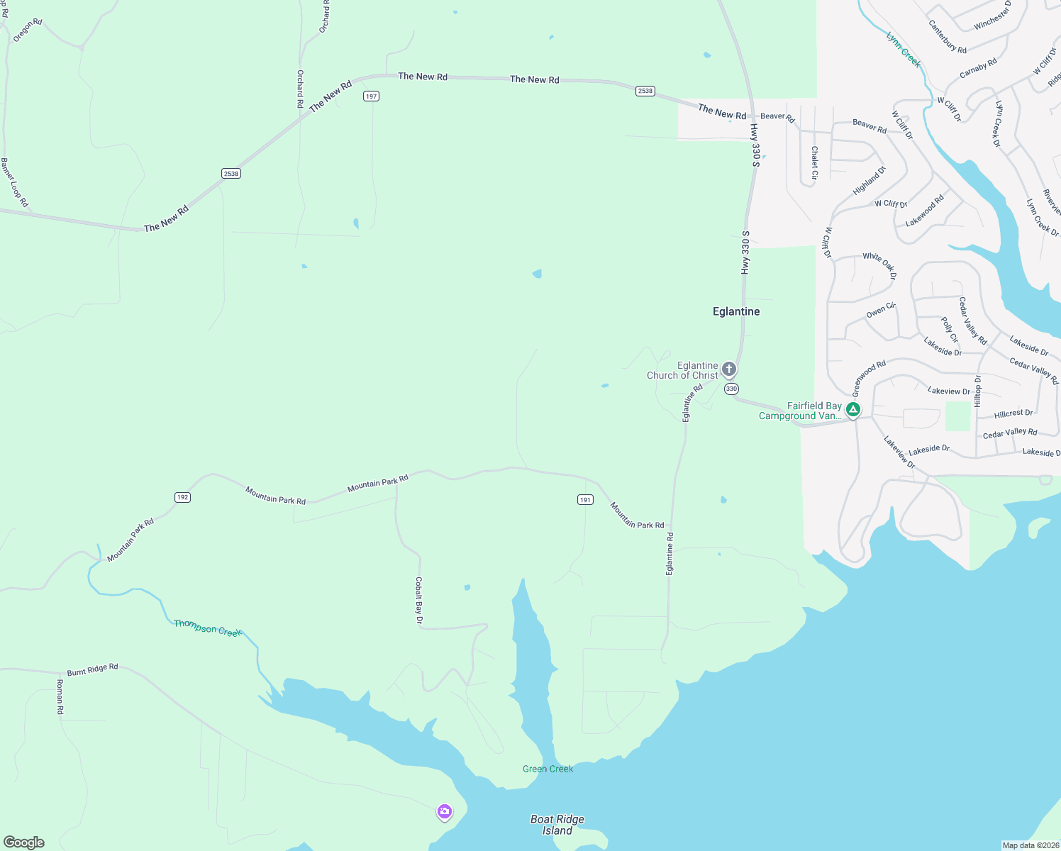 map of restaurants, bars, coffee shops, grocery stores, and more near 2525 Mountain Park Road in Shirley