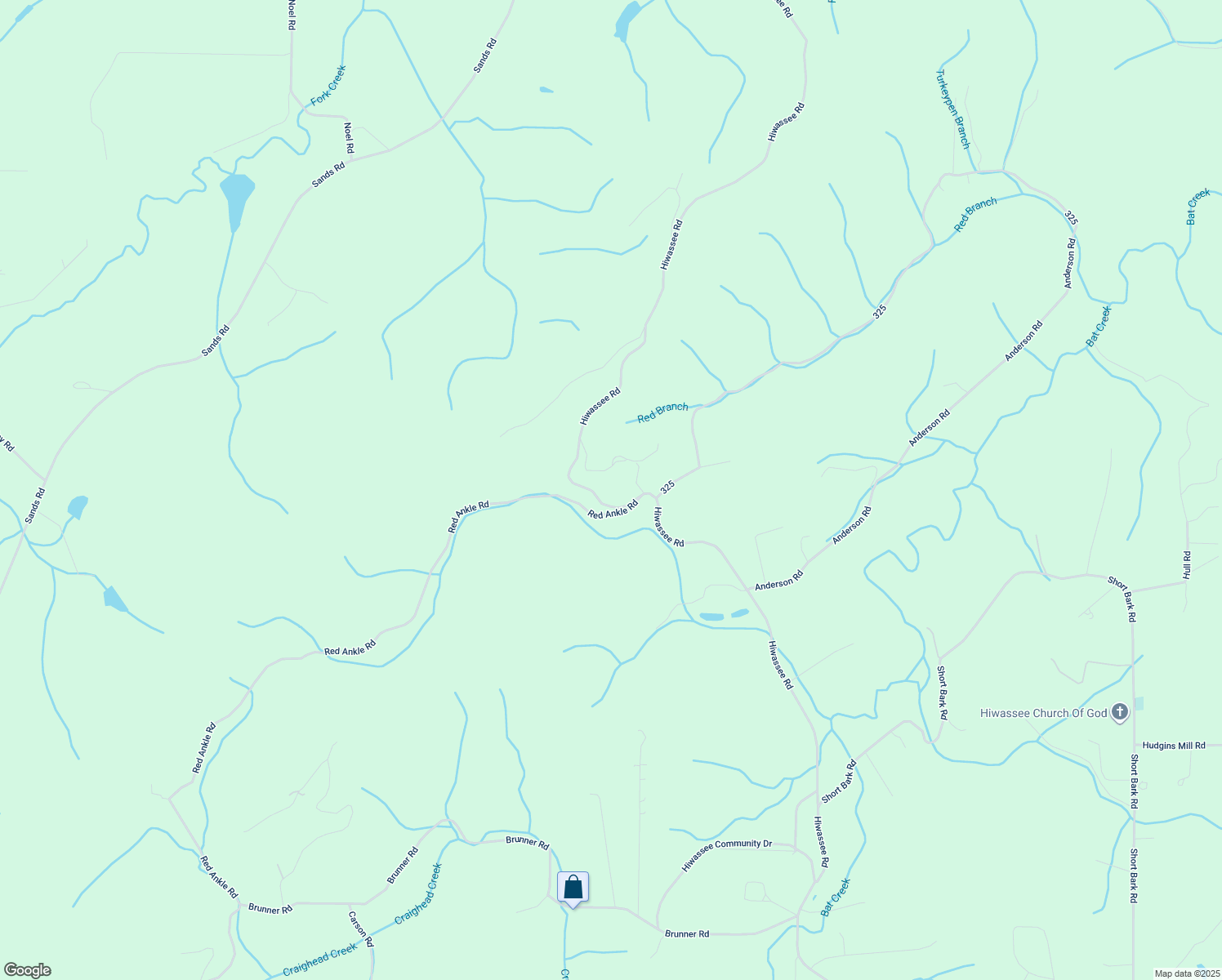 map of restaurants, bars, coffee shops, grocery stores, and more near 1644 Hiwassee Road in Sweetwater