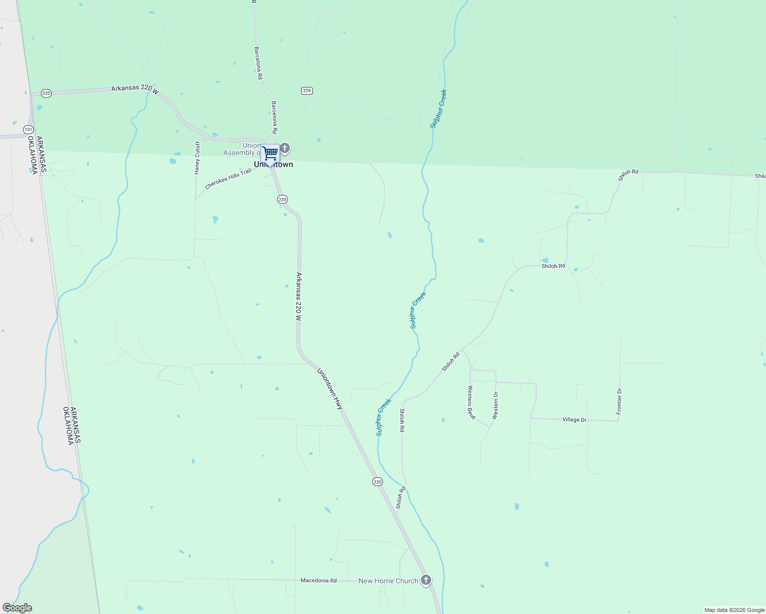 map of restaurants, bars, coffee shops, grocery stores, and more near in Uniontown