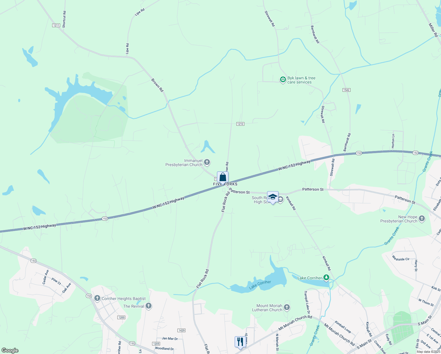 185 Brown Road, China Grove NC Walk Score