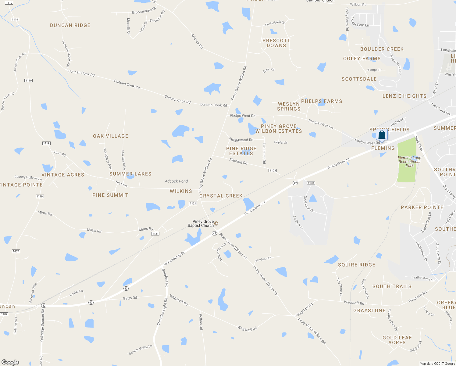 map of restaurants, bars, coffee shops, grocery stores, and more near 5717 Stone Crystal Drive in Fuquay Varina