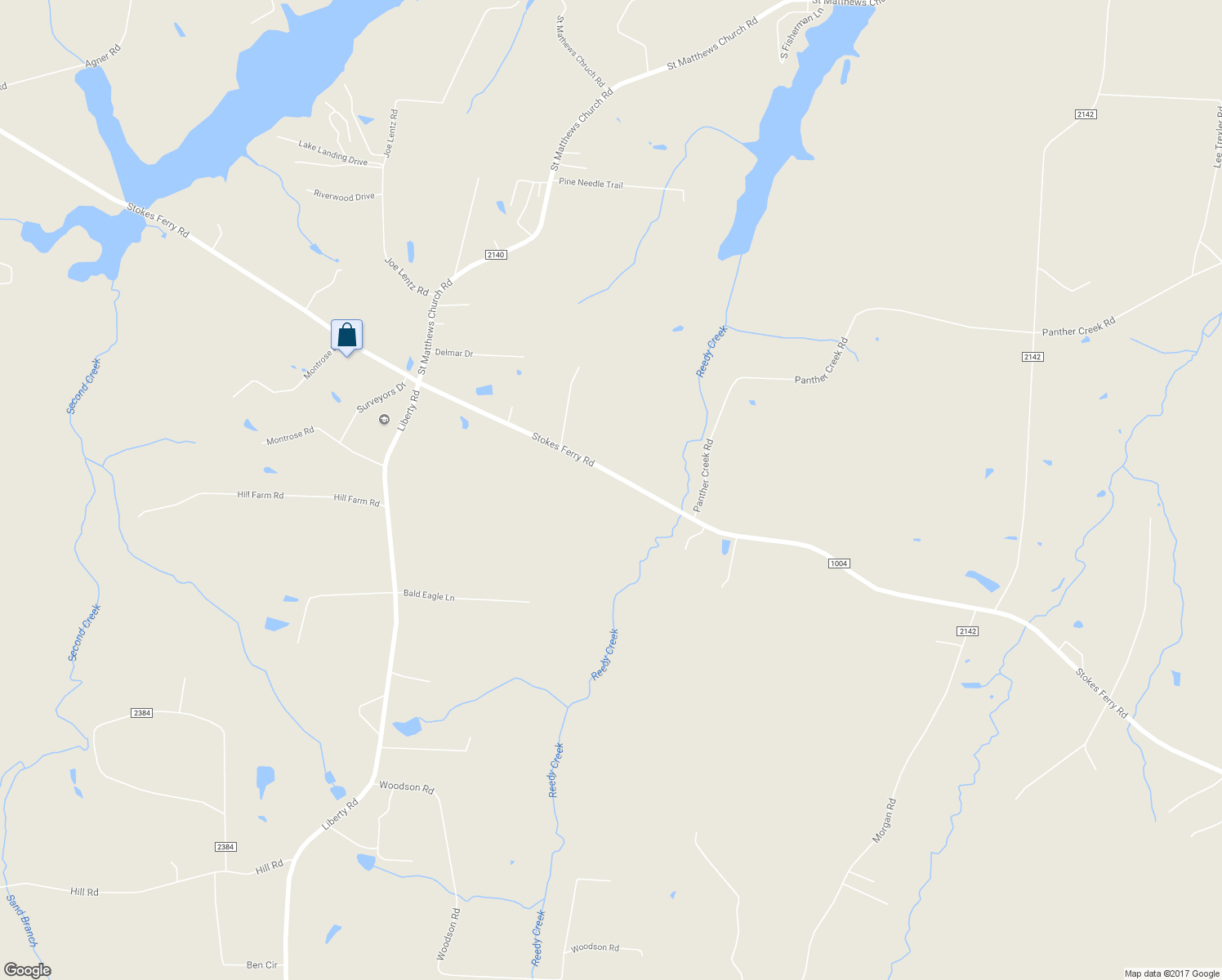 map of restaurants, bars, coffee shops, grocery stores, and more near 10015 Stokes Ferry Road in Gold Hill