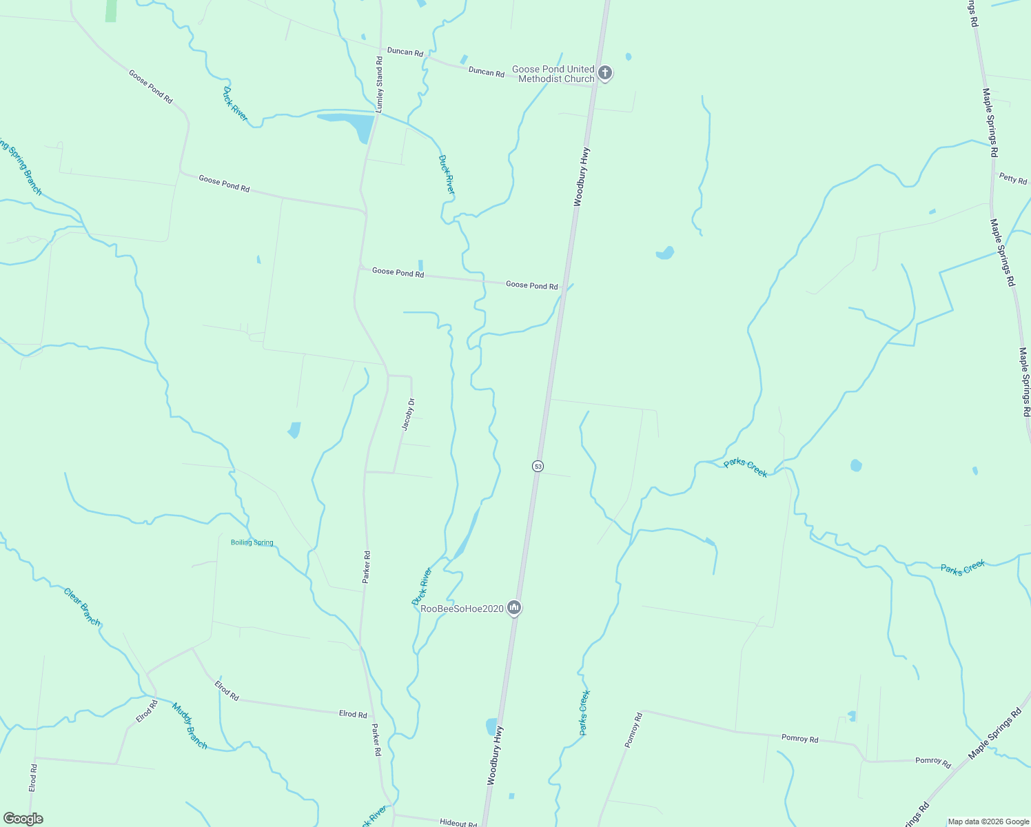 map of restaurants, bars, coffee shops, grocery stores, and more near 6281 Woodbury Highway in Manchester