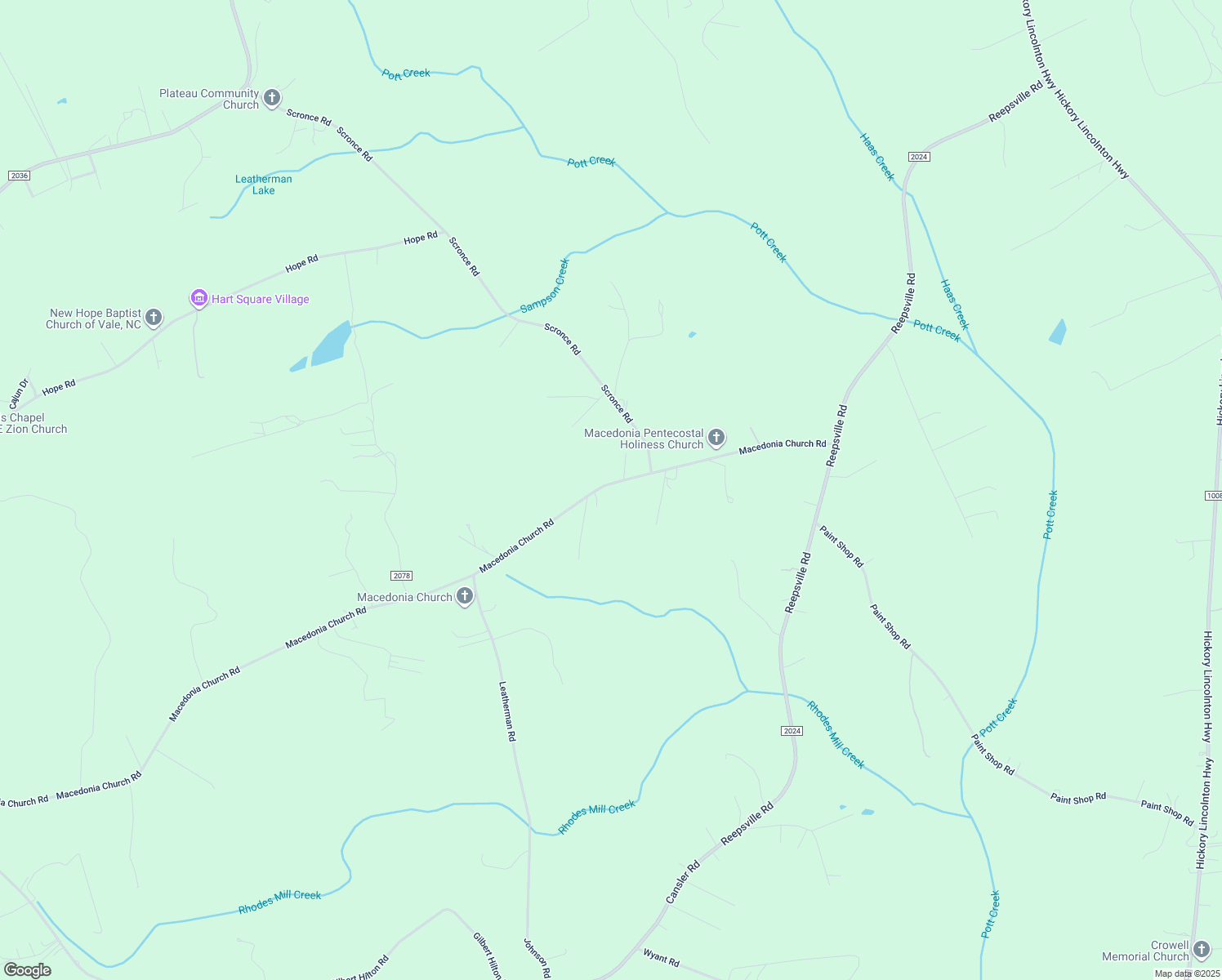 map of restaurants, bars, coffee shops, grocery stores, and more near 4511 Macedonia Church Road in Vale