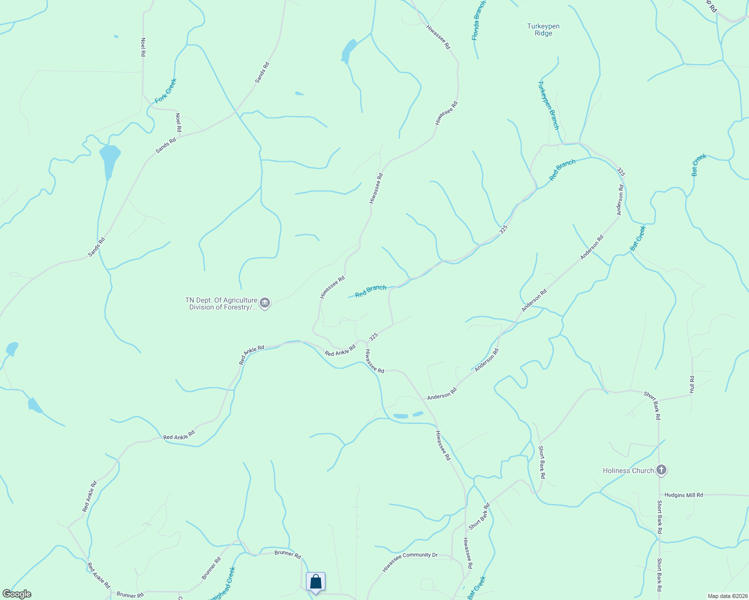 map of restaurants, bars, coffee shops, grocery stores, and more near 1790 Hiwassee Road in Sweetwater