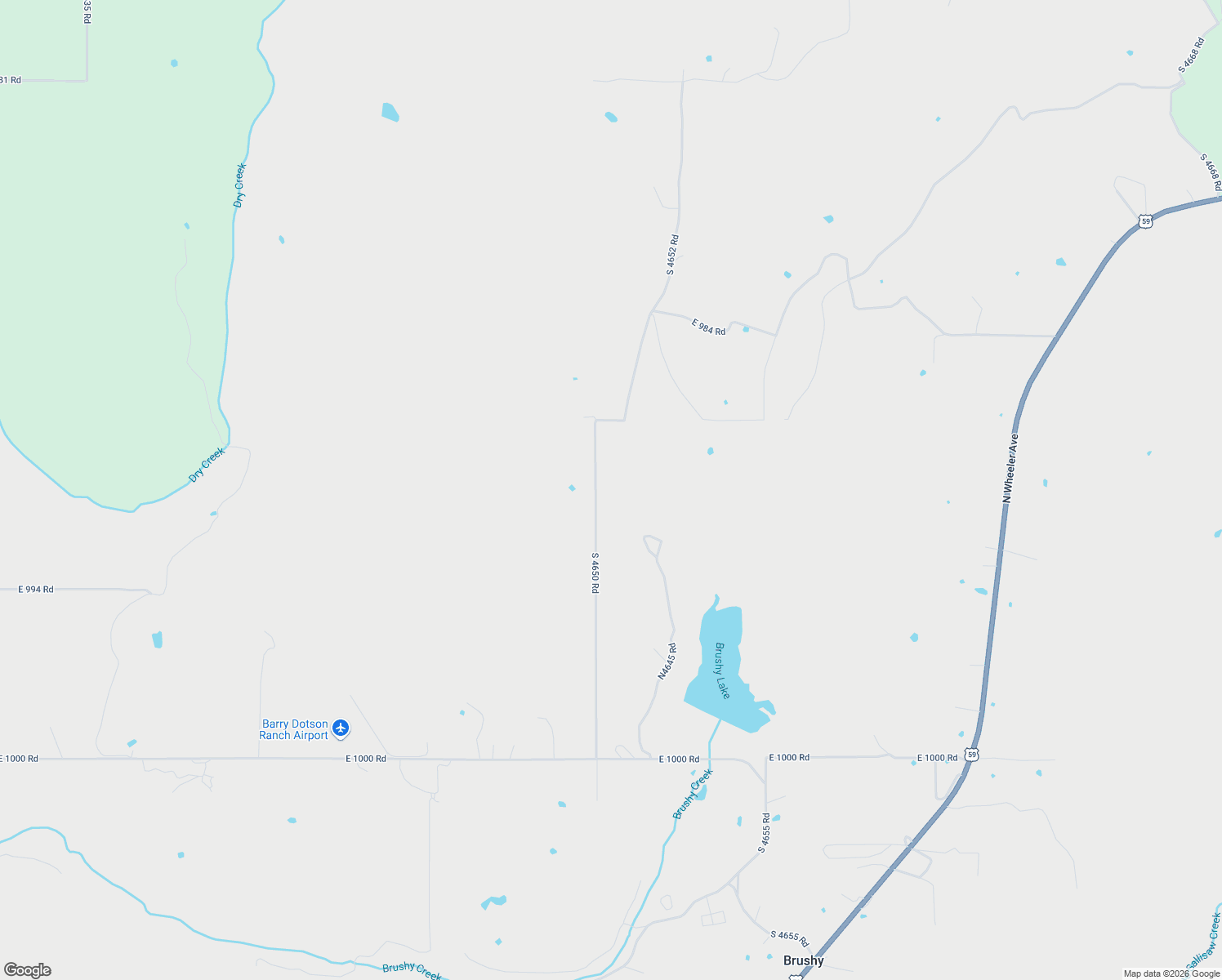 map of restaurants, bars, coffee shops, grocery stores, and more near 99177 South 4650 Road in Sallisaw