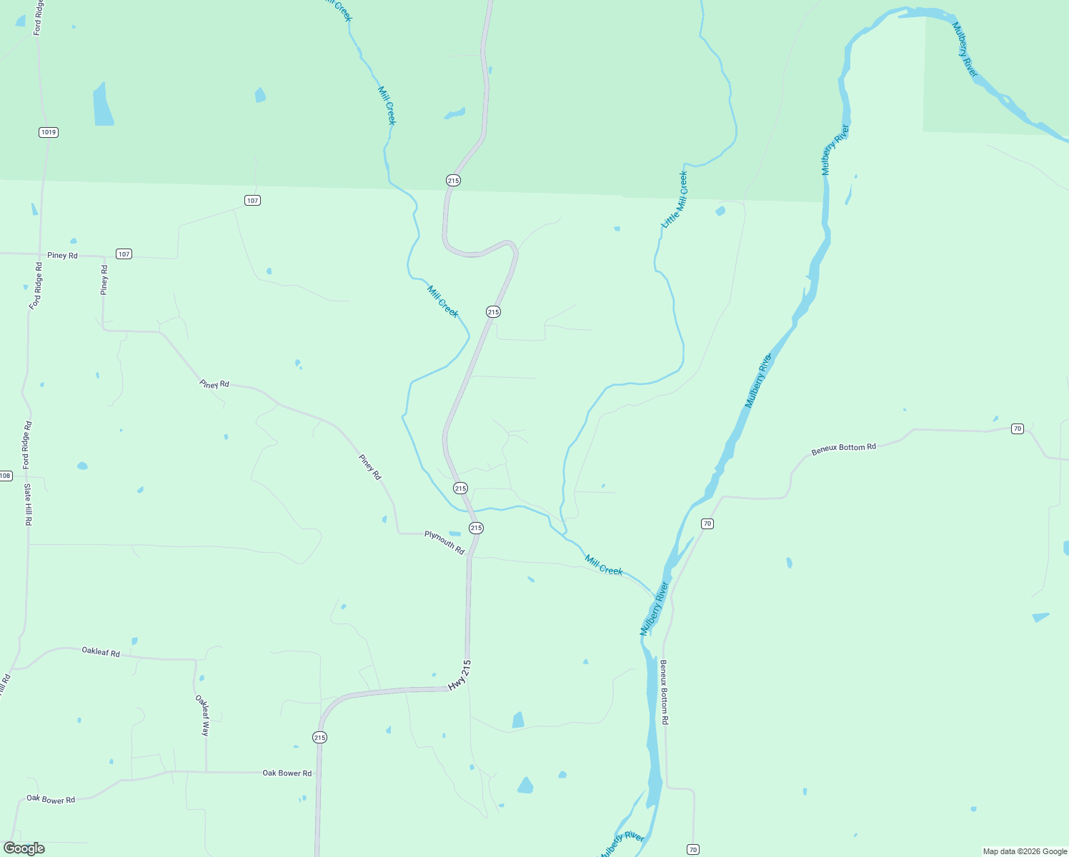 map of restaurants, bars, coffee shops, grocery stores, and more near 13849 Wilson Lane in Mulberry