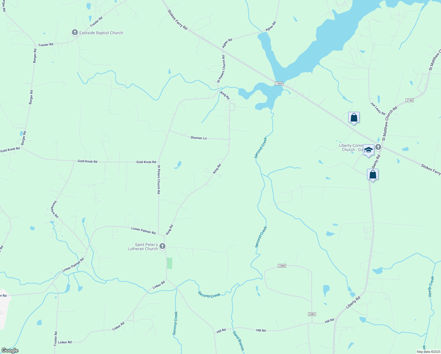 map of restaurants, bars, coffee shops, grocery stores, and more near 675 King Road in Salisbury