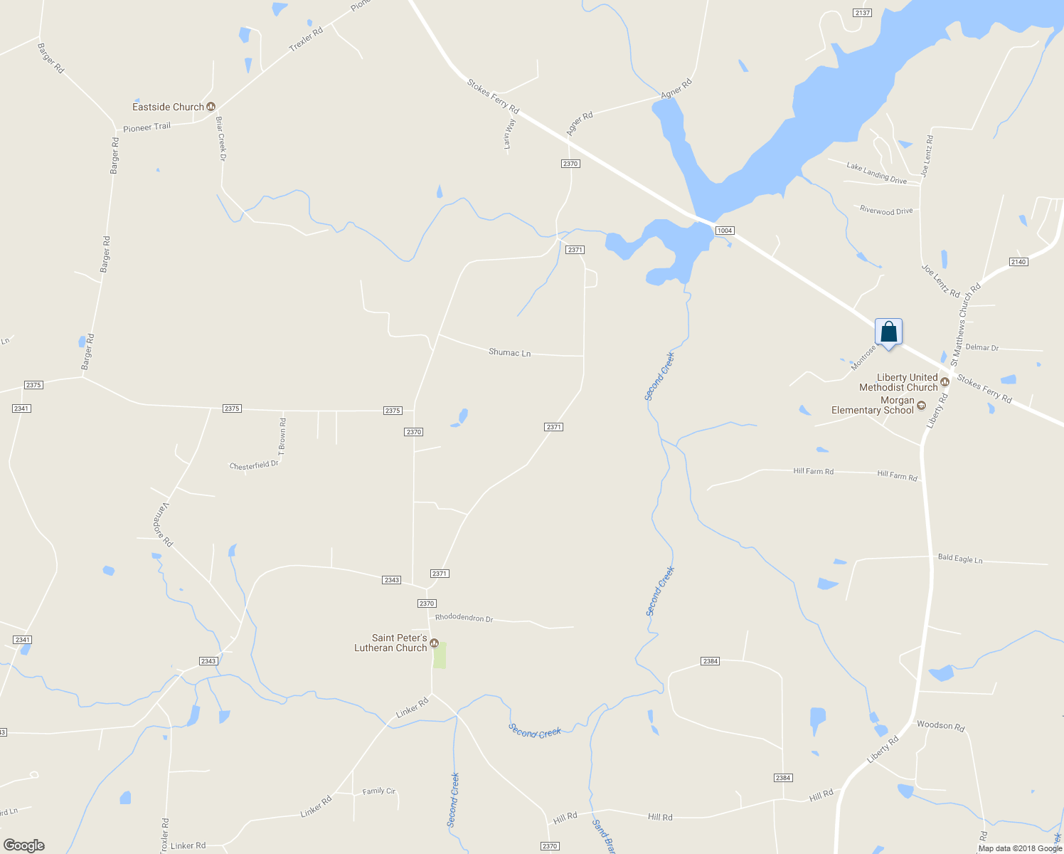 map of restaurants, bars, coffee shops, grocery stores, and more near 720 King Road in Salisbury