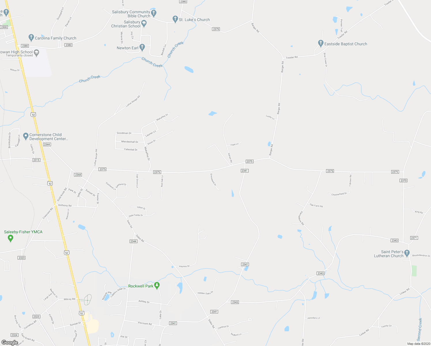 map of restaurants, bars, coffee shops, grocery stores, and more near 1245 Gold Knob Road in Salisbury