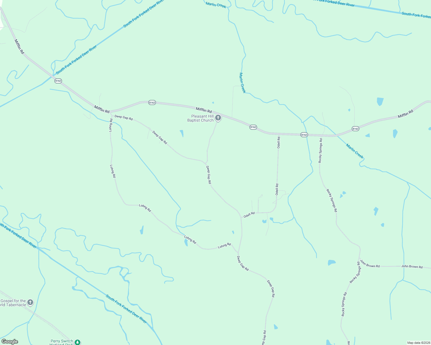 map of restaurants, bars, coffee shops, grocery stores, and more near 200 Deep Gap Road in Jackson
