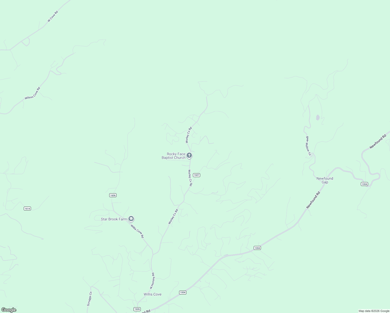 map of restaurants, bars, coffee shops, grocery stores, and more near 1722 Worley Cove Road in Canton