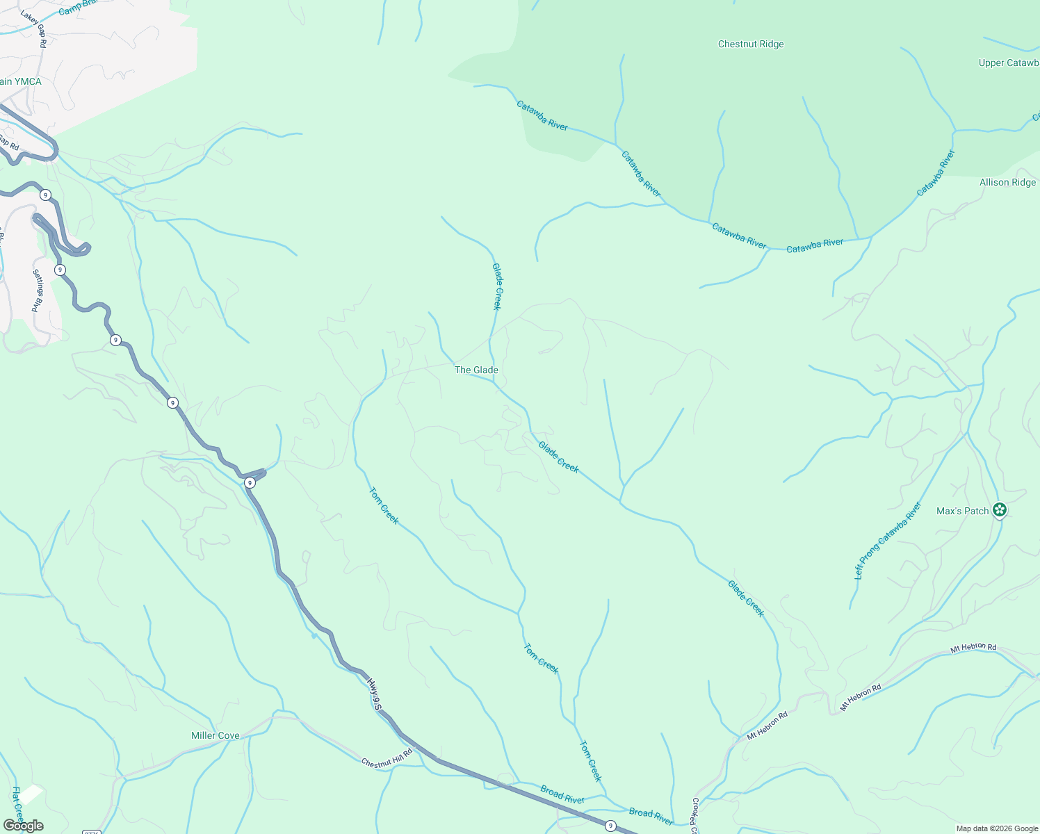 map of restaurants, bars, coffee shops, grocery stores, and more near 28 Upper Ridge Road in Black Mountain