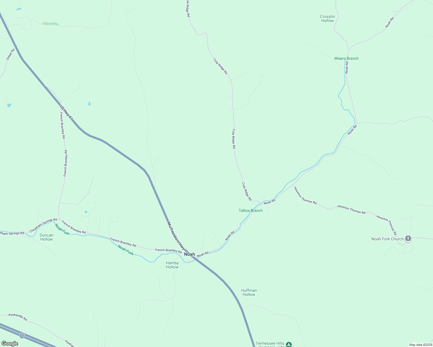 map of restaurants, bars, coffee shops, grocery stores, and more near Cole Ridge Road in Manchester