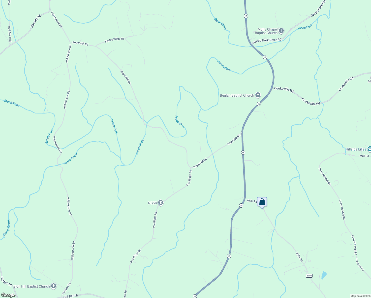 map of restaurants, bars, coffee shops, grocery stores, and more near 9837 Roger Hill Road in Lawndale