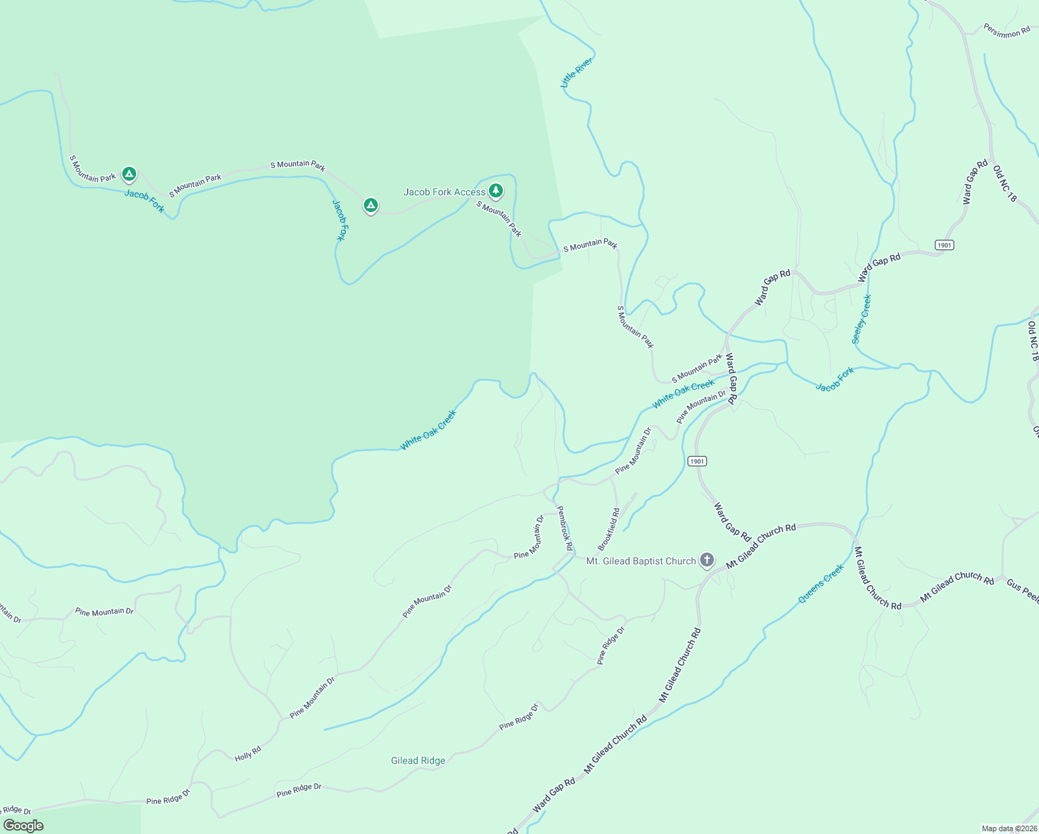 map of restaurants, bars, coffee shops, grocery stores, and more near 7907 Kinglet Road in Connelly Springs