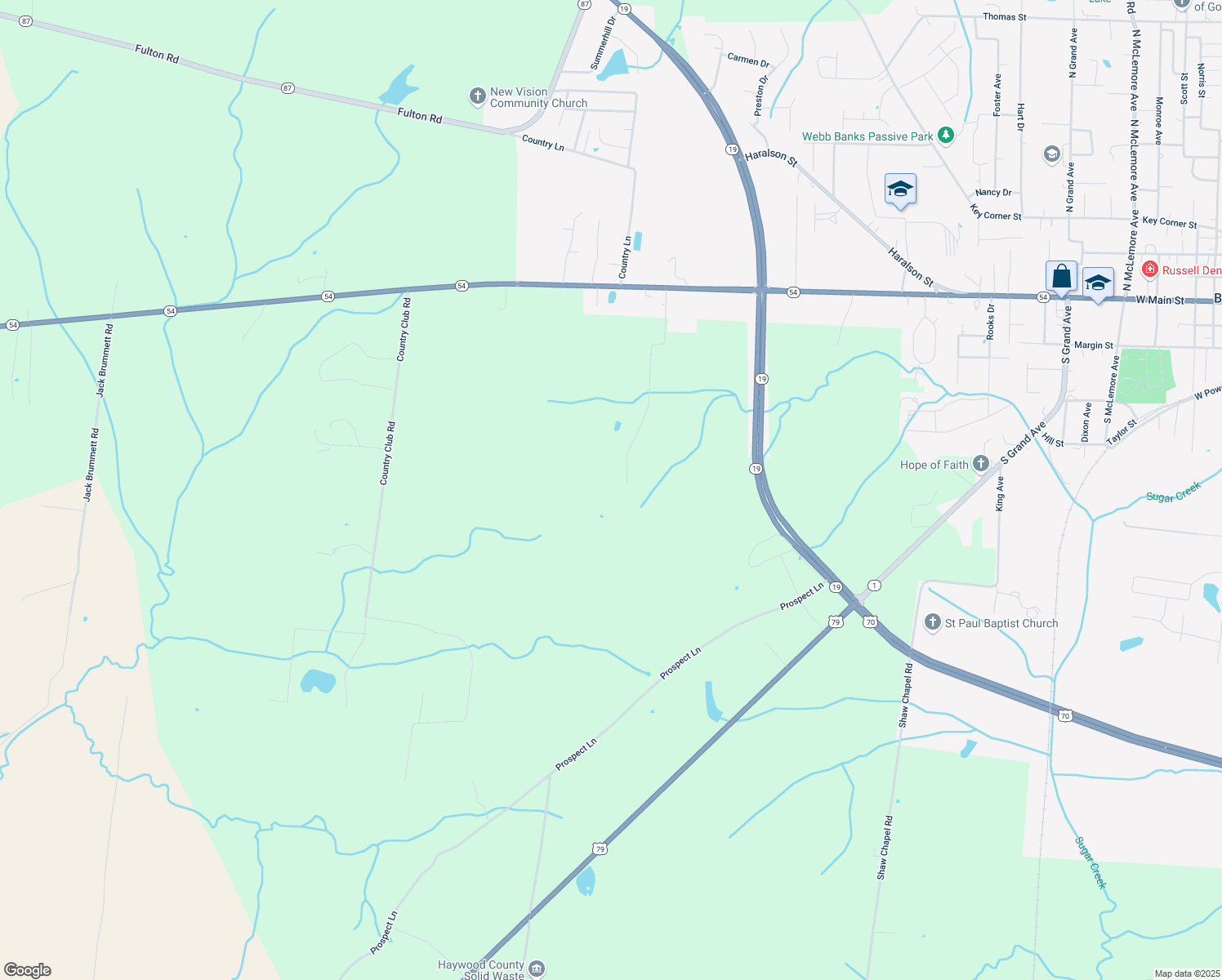 map of restaurants, bars, coffee shops, grocery stores, and more near 631 Clinton Dr in Brownsville