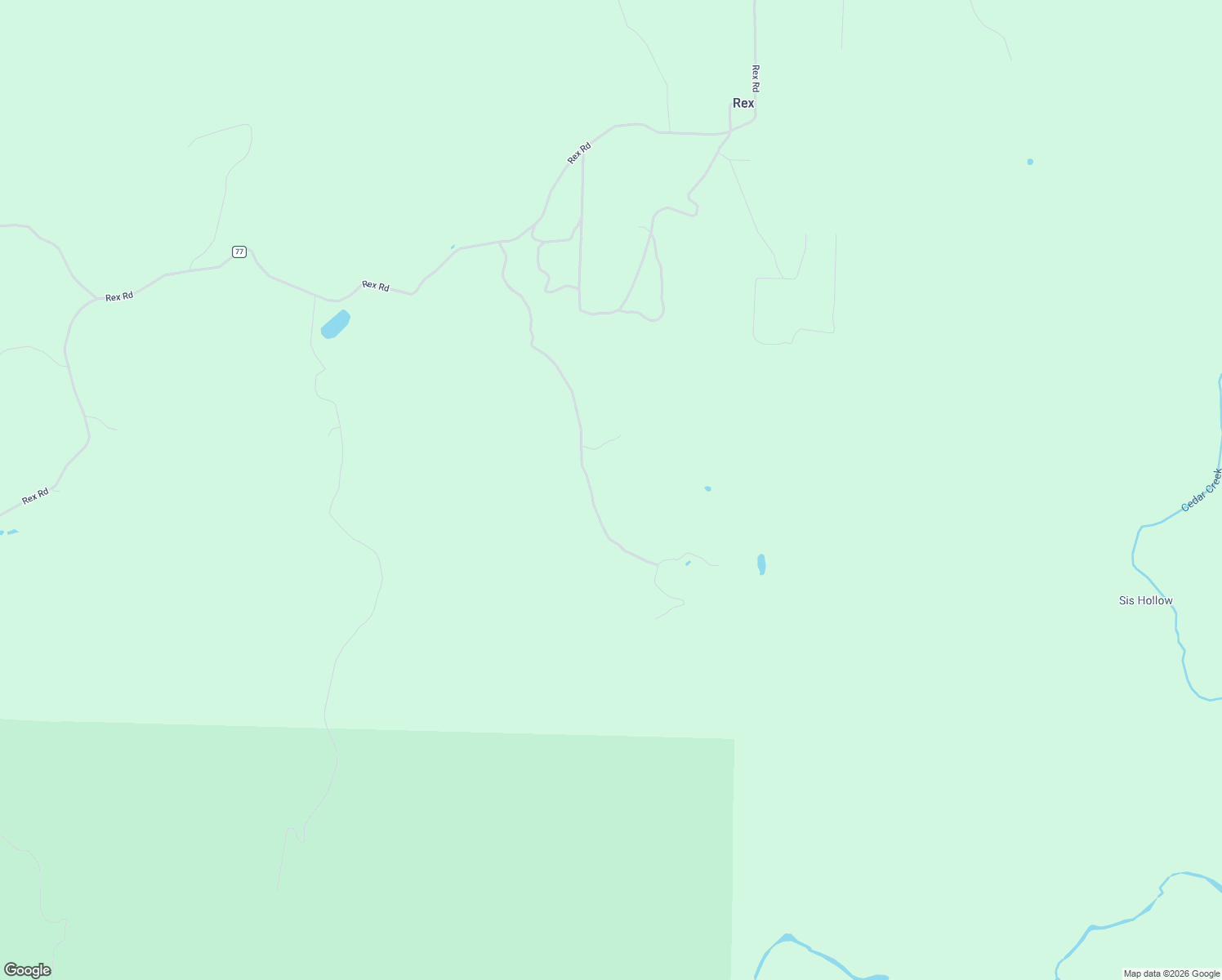 map of restaurants, bars, coffee shops, grocery stores, and more near in Rex