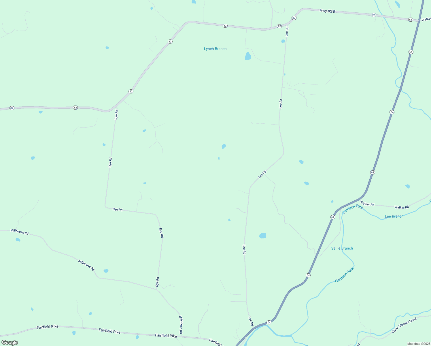 map of restaurants, bars, coffee shops, grocery stores, and more near 352 Lee Road in Bell Buckle