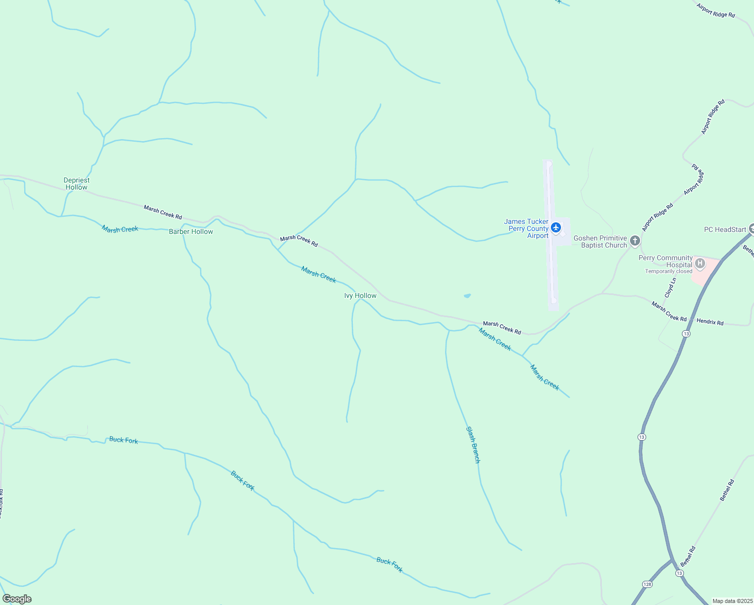map of restaurants, bars, coffee shops, grocery stores, and more near 1609 Marsh Creek Road in Linden