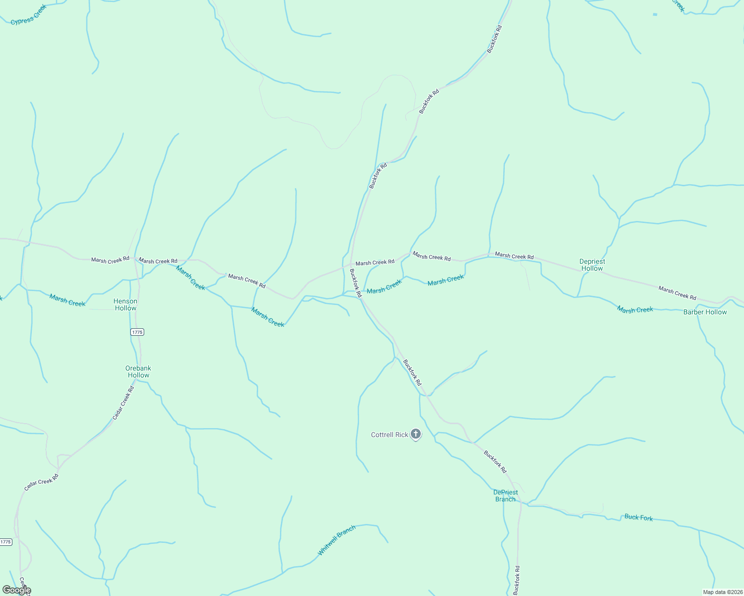 map of restaurants, bars, coffee shops, grocery stores, and more near 1971 Buckfork Rd in Linden