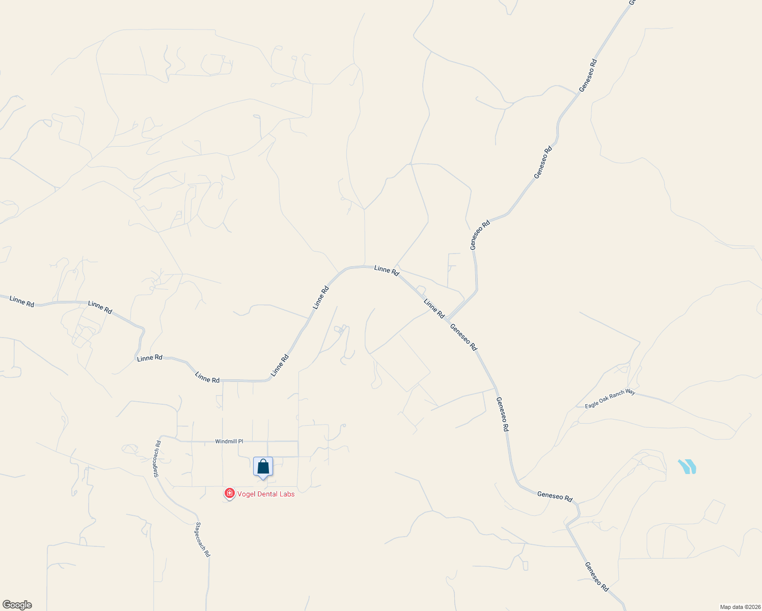 map of restaurants, bars, coffee shops, grocery stores, and more near 7325 Linne Road in Paso Robles