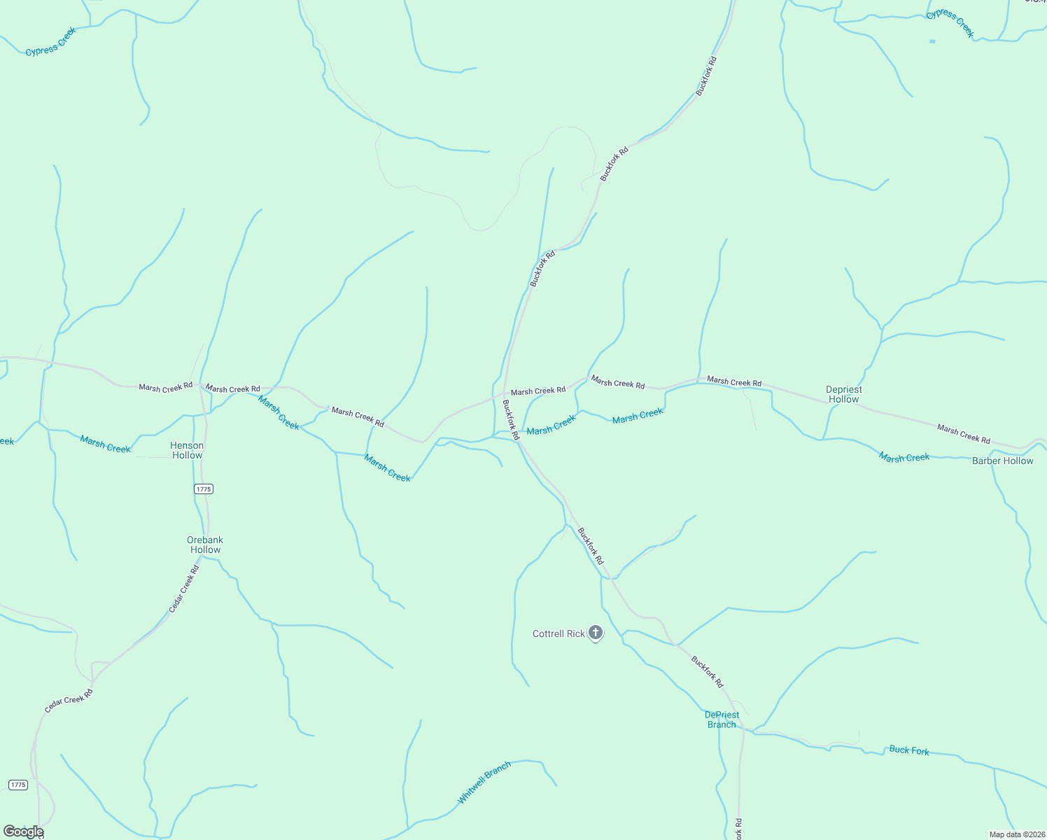 map of restaurants, bars, coffee shops, grocery stores, and more near 1971 Buckfork Road in Linden