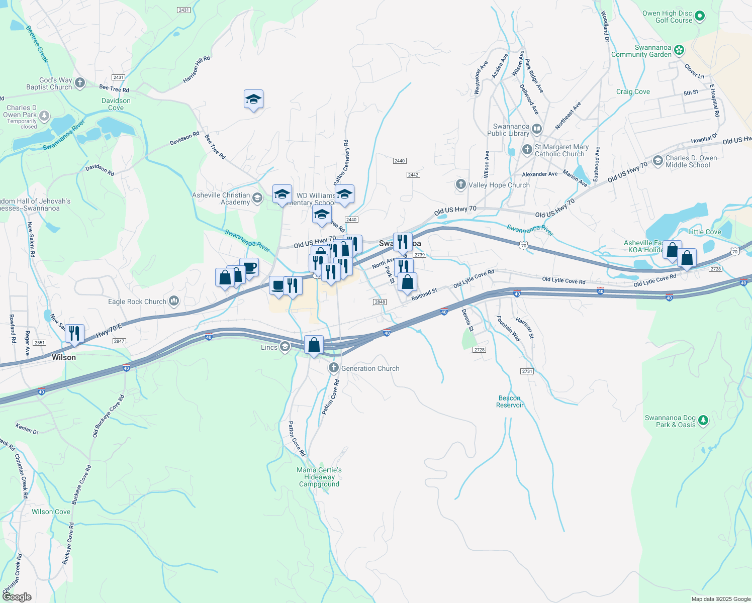 Swannanoa NC Walk Score