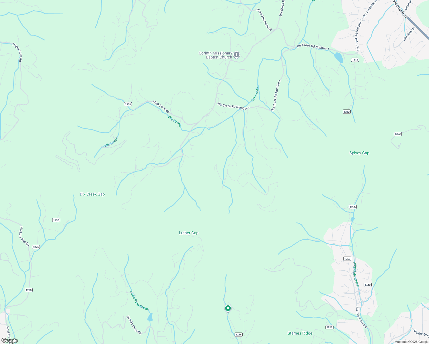 map of restaurants, bars, coffee shops, grocery stores, and more near 30 Destiny Farms Drive in Leicester