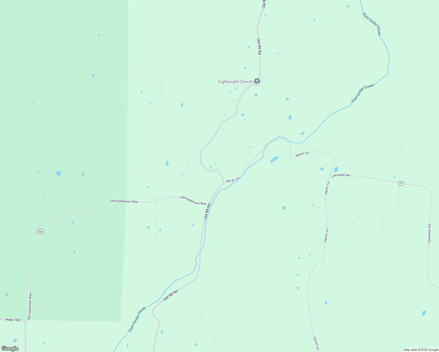 map of restaurants, bars, coffee shops, grocery stores, and more near 11223 Old 88 Road in Rudy