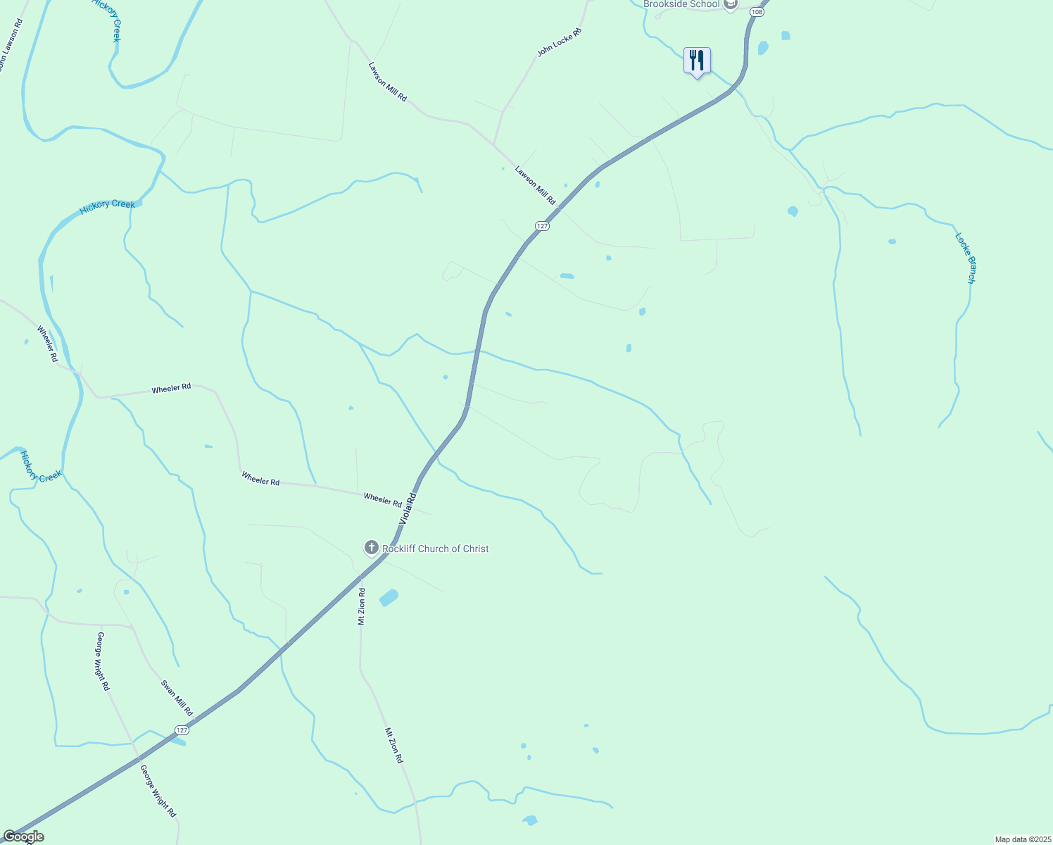 map of restaurants, bars, coffee shops, grocery stores, and more near 206 Natchez Lane in McMinnville
