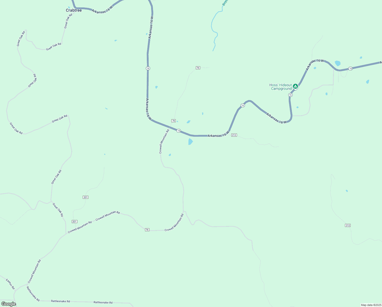 map of restaurants, bars, coffee shops, grocery stores, and more near 5024 Crowell Mountain Road in Clinton