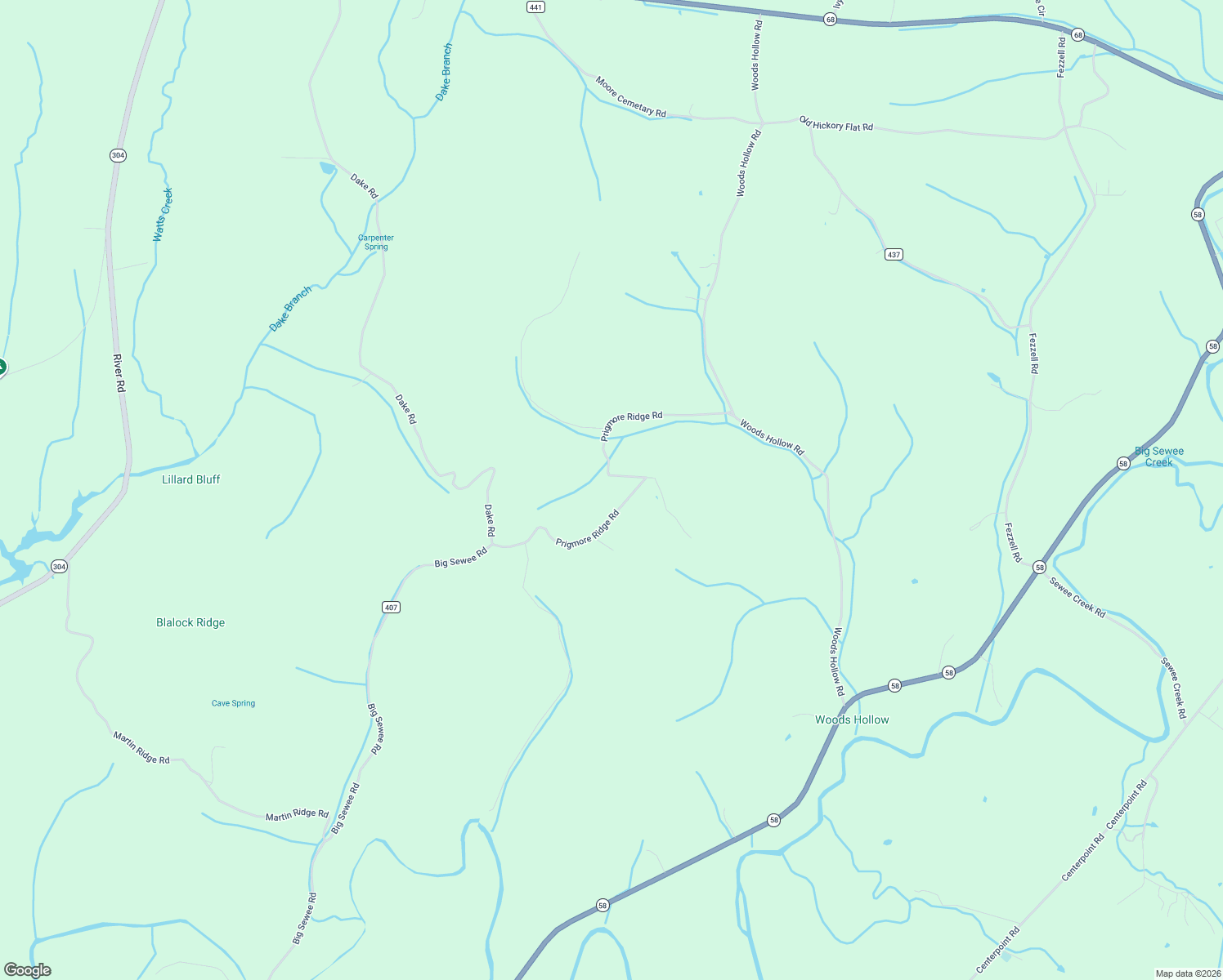 map of restaurants, bars, coffee shops, grocery stores, and more near 590 Prigmore Road in Decatur