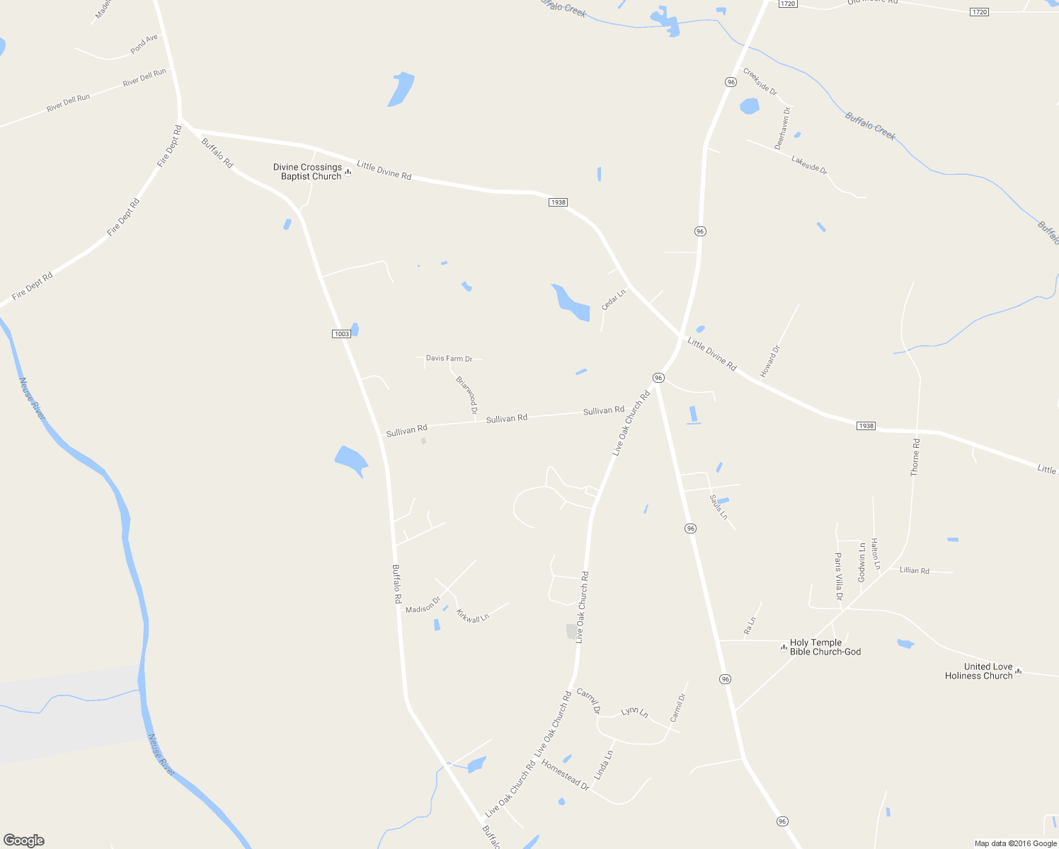 map of restaurants, bars, coffee shops, grocery stores, and more near 500 Sullivan Road in Selma